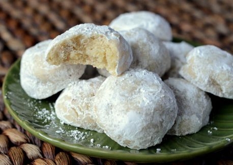 Lemon and White Chocolate Snowballs