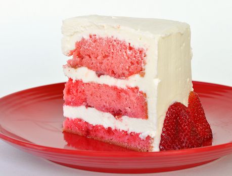 Strawberry Layer cream cake