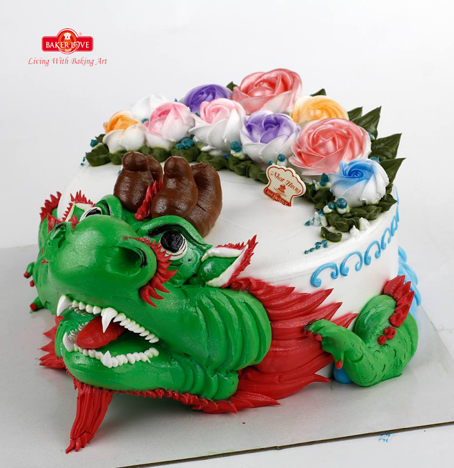 Hình ảnh bánh sinh nhật con Rồng Đẹp, Ngộ Nghĩnh & Dễ Thương | Bánh kem  hương vị Việt - Banhngot.vn