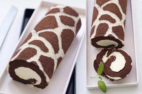 Giraffe Roll Cake